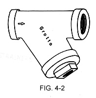 Drawing of 'Y' Type Strainer